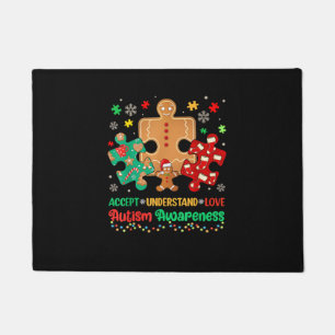 Autismus akzeptieren Liebe Autismus Puzzle Christ Fußmatte