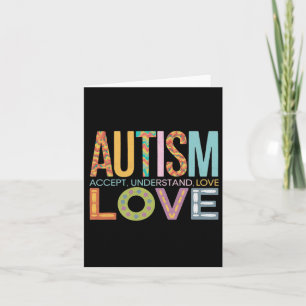Autismus Akzeptieren Liebe Sensibilisierung Ki Karte