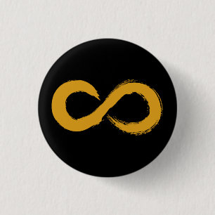 Autismus-Annahme-Unendlichkeit Button