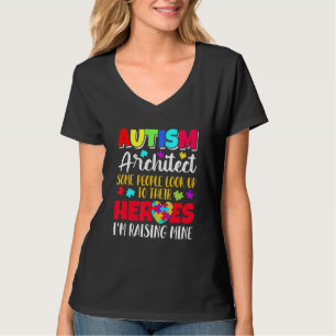 Autismus Architekt einige Menschen schauen auf ihr T-Shirt