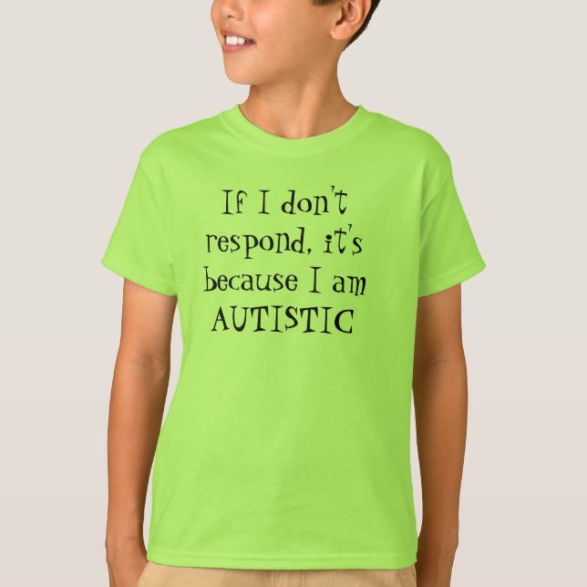 Autismus-Ausflüge T-Shirt (Vorderseite)