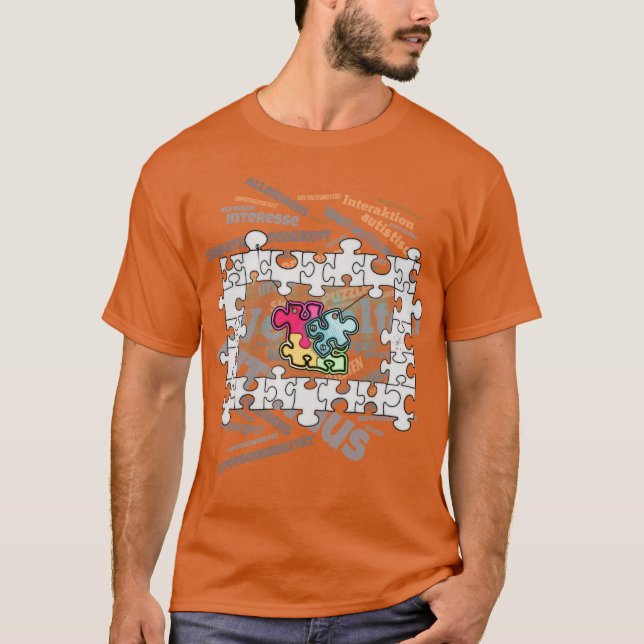 Autismus Autism  T-Shirt (Vorderseite)