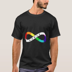 Autismus-Autismus-Aspie Neurovielfalt Rainbow Infi T-Shirt