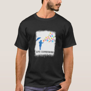 Autismus Autismus-Bewusstsein Gebleicht T-Shirt