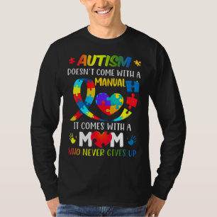 Autismus-Autismus-Bewusstsein kommt mit Autismus-M T-Shirt