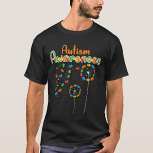 Autismus-Autismus-Bewusstsein Löwenzahn Blumen Puz T-Shirt