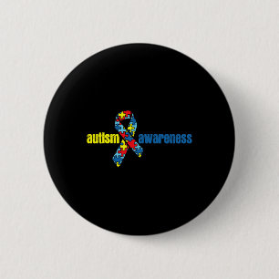 Autismus Autismus Bewusstsein Ribbon Piece Geschen Button