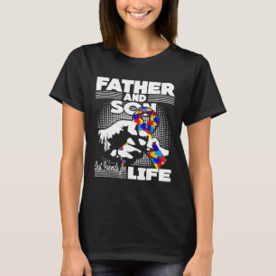 Autismus-Autismus-Bewusstsein Vater und Sohn best T-Shirt