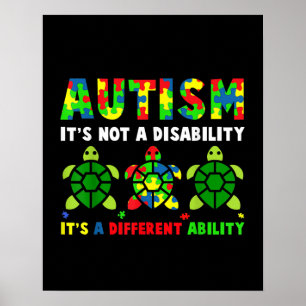 Autismus  Autismus Es ist keine Behinderung Poster