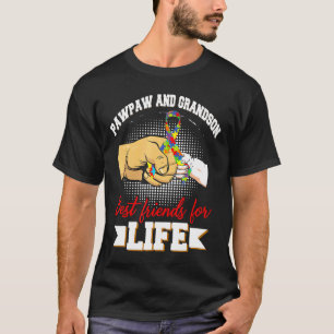Autismus-Autismus-Opa und Enkel beste Freunde für T-Shirt