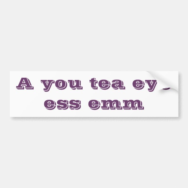 Autismus Autoaufkleber (Vorne)