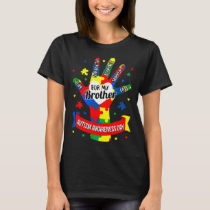 Autismus Awareness Boy Kinder Bruder Puzzle T-Shirt