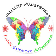 Autismus Awareness Butterfly