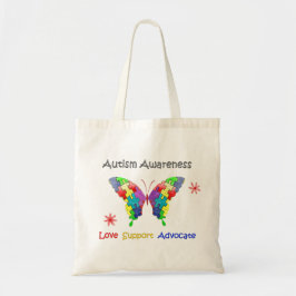 Autismus Awareness Butterfly Tragetasche
