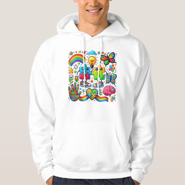 Autismus Awareness Hoodie (Vorderseite)
