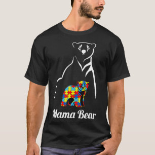 Autismus Awareness Mama Bear Mama T-Shirt