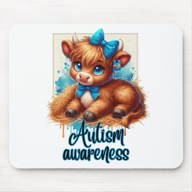 Autismus Awareness Mousepad (Vorne)