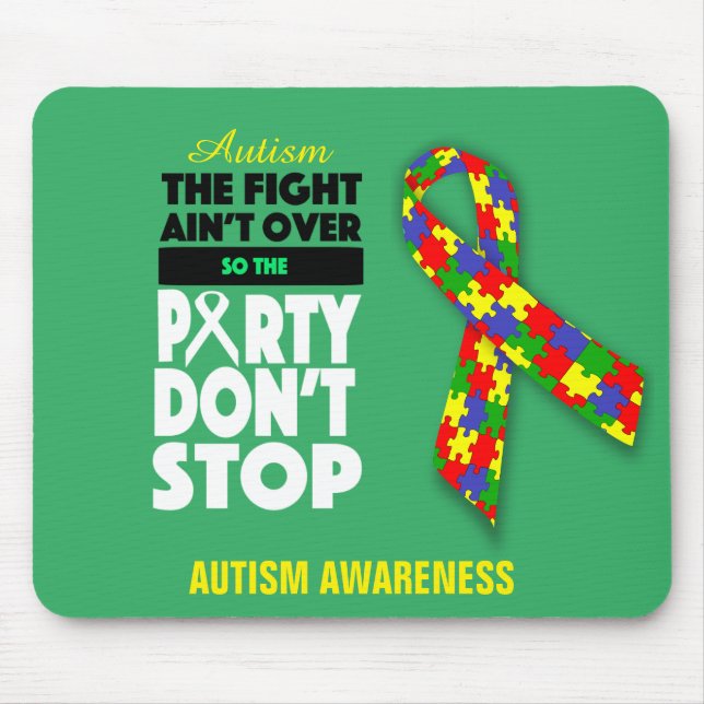 Autismus Awareness Mousepad (Vorne)