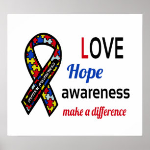 Autismus Awareness Poster
