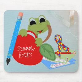 Autismus Awareness School Rocks Mouse Pad Mousepad