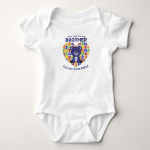 Autismus Awareness trägt Blue für meinen Bruder Baby Strampler