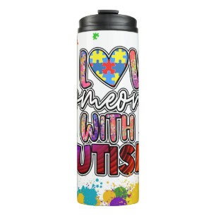 Autismus Awareness Tumbler: Unterstützung für Sip Thermosbecher