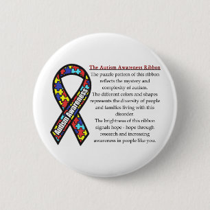 Autismus-Bandbedeutung Button