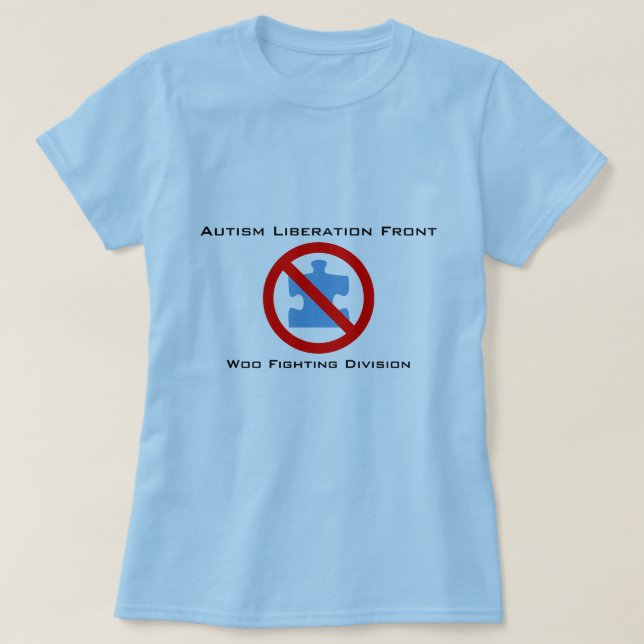 Autismus-Befreiung flehen das Kämpfen an T-Shirt (Design vorne)