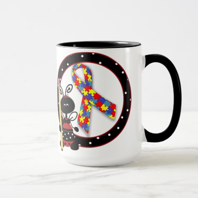 Autismus Bewusstheit Tasse (Rechts)