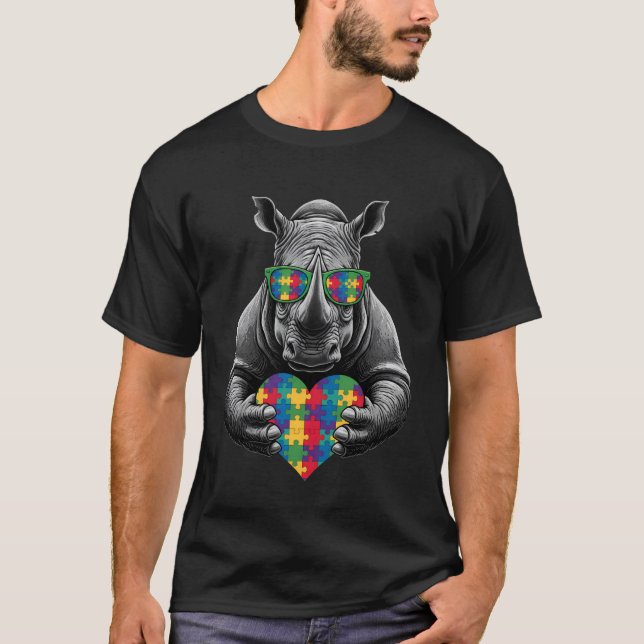 Autismus-Bewusstsein 2 T-Shirt (Vorderseite)