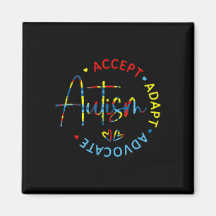 Autismus Bewusstsein Akzeptanz Adapt Advocate Auti Magnet
