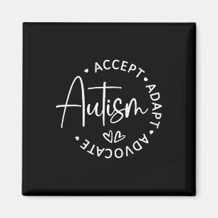 Autismus Bewusstsein Akzeptanz Adapt Advocate Auti Magnet