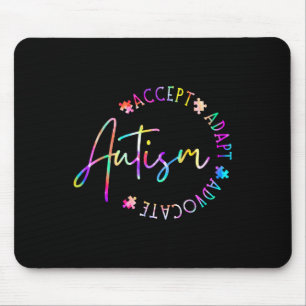 Autismus Bewusstsein Akzeptanz Adapt Advocate Auti Mousepad