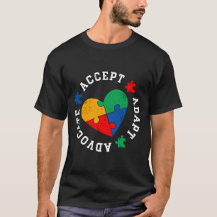 Autismus Bewusstsein Akzeptanz Adaption Advocate f T-Shirt