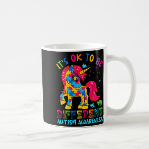 Autismus-Bewusstsein Akzeptanz Einhorn Es ist okay Kaffeetasse