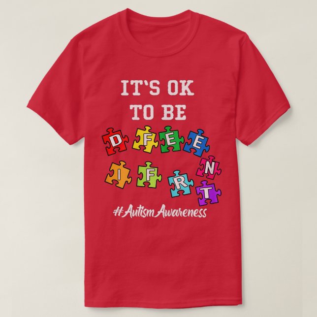 Autismus Bewusstsein Akzeptanz Männer kränkt sein  T-Shirt (Design vorne)