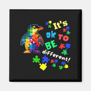 Autismus-Bewusstsein Akzeptanz Pinguin Es ist okay Magnet