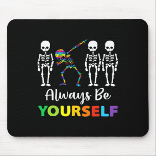 Autismus-Bewusstsein Akzeptanz Sei Immer Du Selbst Mousepad