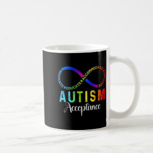 Autismus-Bewusstsein-Akzeptanz-Unendlichkeitssymbo Kaffeetasse