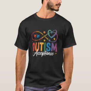 Autismus-Bewusstsein-Akzeptanz-Unendlichkeitssymbo T-Shirt