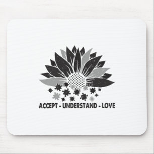 Autismus Bewusstsein Akzeptanz verstehen Liebe Son Mousepad