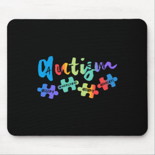Autismus Bewusstsein Akzeptanz verstehen Liebe von Mousepad