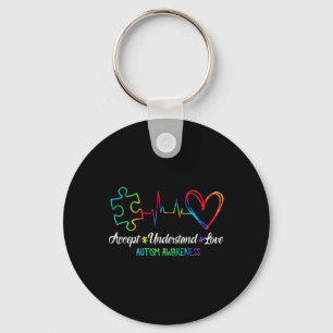 Autismus Bewusstsein akzeptieren Liebe Autismus Ma Schlüsselanhänger