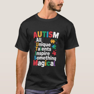 Autismus-Bewusstsein Alle einzigartigen Talente in T-Shirt