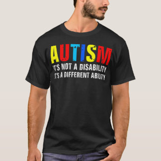Autismus-Bewusstsein Andersartige Fähigkeit Neurod T-Shirt