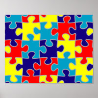 Autismus Bewusstsein ASD Aspergers Puzzle Muster