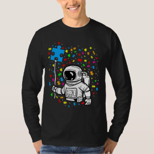 Autismus Bewusstsein Astronaut Ballon Autismus Spa T-Shirt