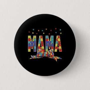 Autismus-Bewusstsein Autism Mama Akzeptiere Liebe  Button