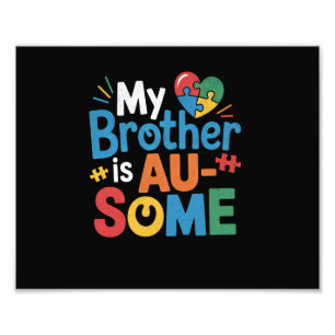Autismus-Bewusstsein Autism Squad Unterstützung To Fotodruck