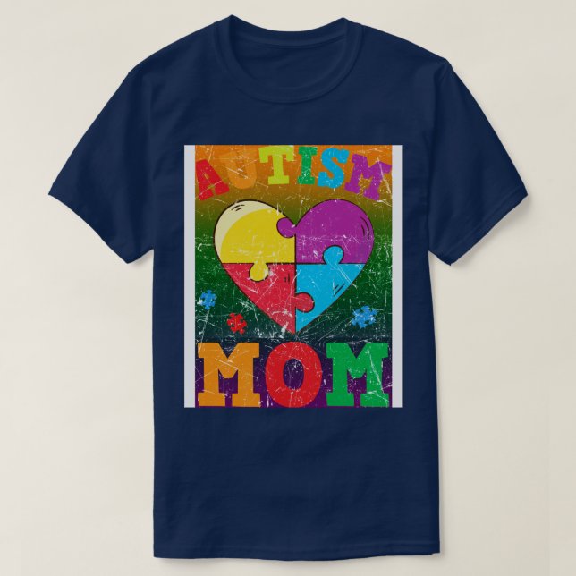 Autismus Bewusstsein Autismus Mama Autismus Bewuss T-Shirt (Design vorne)